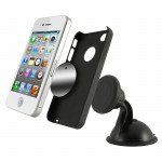 Wholesale Universal Magnetic Quick Snap Windshield and Dashboard Car Mount Holder GreenBox (Black)